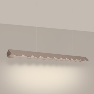 Lampe suspendue BISCUIT taupe LED 3000K