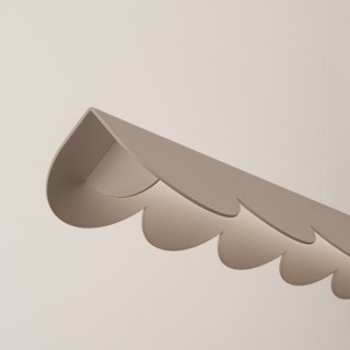 Lampe suspendue BISCUIT taupe LED 3000K