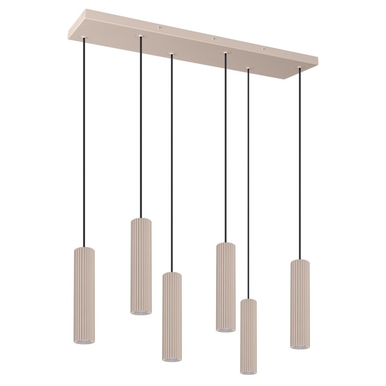 Lampe suspendue IVAR 6L taupe LED - Thoro