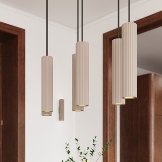 Lampe suspendue IVAR 1 taupe LED 4000K