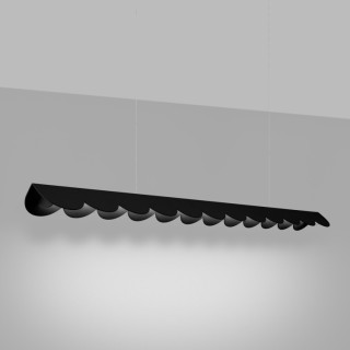 Lampe suspendue BISCUIT noir LED 4000K