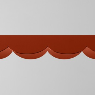 Lampe suspendue BISCUIT rouge ochra - Thoro