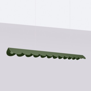 Lampe suspendue BISCUIT vert olive - Thoro