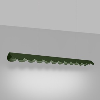 Lampe suspendue BISCUIT vert olive - Thoro