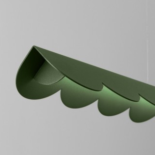 Lampe suspendue BISCUIT vert olive - Thoro