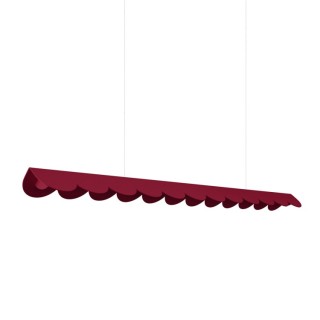 Lampe suspendue BISCUIT bordeaux - Thoro