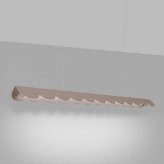Lampe suspendue BISCUIT taupe LED 4000K