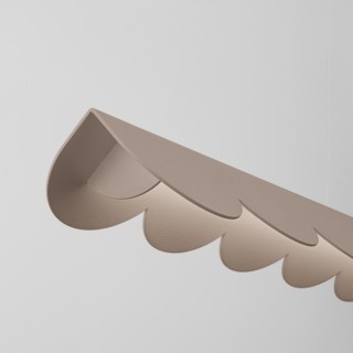 Lampe suspendue BISCUIT taupe LED 4000K