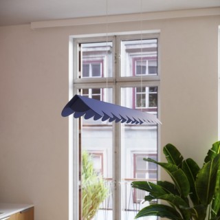 Lampe suspendue BISCUIT 100 rouge ochra - Thoro