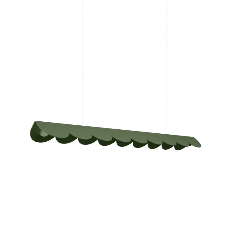 Lampe suspendue BISCUIT 100 vert olive - Thoro