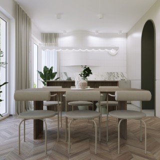 Lampe suspendue BISCUIT 100 taupe - Thoro