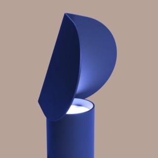 Lampe de bureau Biscuit Thoro - Aluminium Outremer