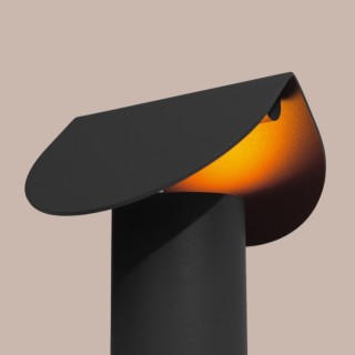 Lampe de bureau Biscuit Thoro - Aluminium Noir