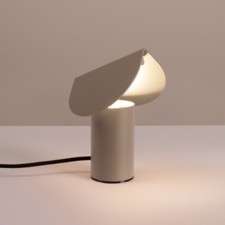 Lampe de bureau Biscuit Thoro - Aluminium taupe