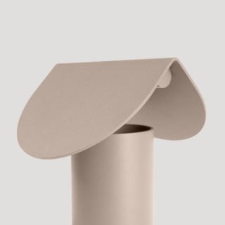 Lampe de bureau Biscuit Thoro - Aluminium taupe