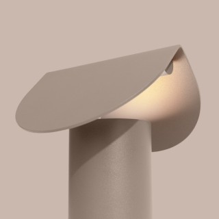 Lampe de bureau Biscuit Thoro - Aluminium taupe
