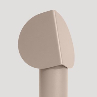 Lampe de bureau Biscuit Thoro - Aluminium taupe