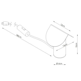 Lampe de bureau Biscuit Thoro - Aluminium taupe