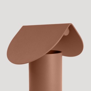 Lampe de bureau Biscuit Thoro - Aluminium Moka