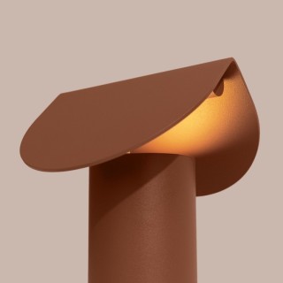 Lampe de bureau Biscuit Thoro - Aluminium Moka