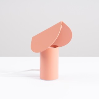 Lampe de bureau Biscuit Thoro - Aluminium Pêche