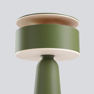 Lampe de bureau AXO Thoro - Vert olive moderne