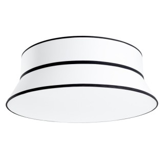Plafonnier TOP Thoro en parchemin blanc 70x70
