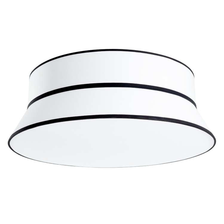 Plafonnier TOP Thoro en parchemin blanc 70x70