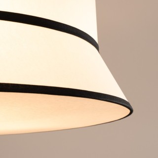 Plafonnier TOP Thoro en parchemin blanc 70x70