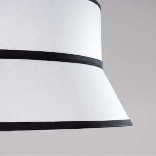 Plafonnier TOP Thoro en parchemin blanc 70x70