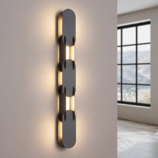 Applique CHAIN 91 noir LED - Thoro