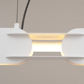 Suspension CHAIN 91 blanc LED - Thoro