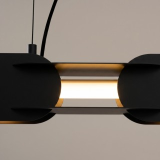 Suspension CHAIN 91 noir LED - Thoro
