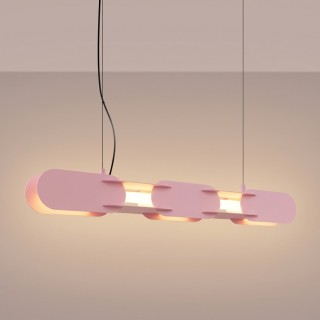 Suspension CHAIN 91 rose LED - Thoro