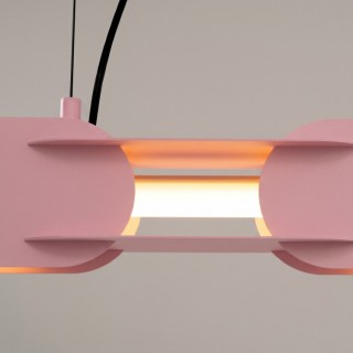 Suspension CHAIN 91 rose LED - Thoro