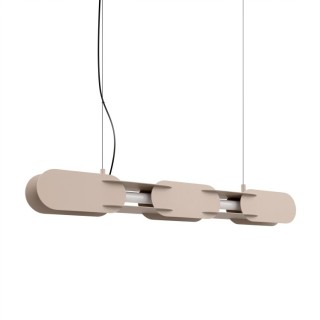 Suspension CHAIN 91 taupe LED - Thoro