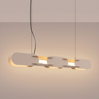 Suspension CHAIN 91 taupe LED - Thoro