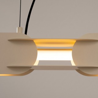 Suspension CHAIN 91 taupe LED - Thoro