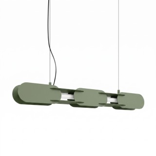 Suspension CHAIN 91 vert olive LED 3000K