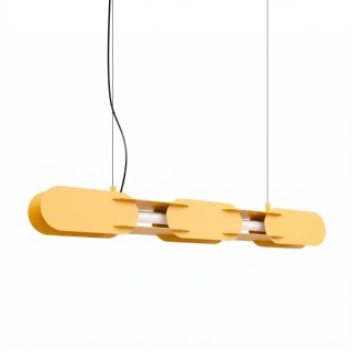 Suspension CHAIN 91 jaune LED 3000K