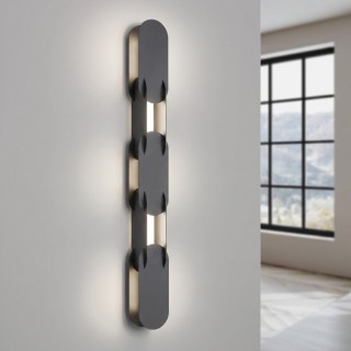 Applique CHAIN 91 noire LED - Thoro