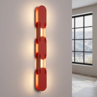 Applique CHAIN 91 rouge LED - Thoro