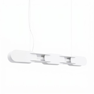 Suspension CHAIN 91 blanche LED - Thoro