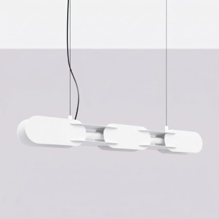 Suspension CHAIN 91 blanche LED - Thoro