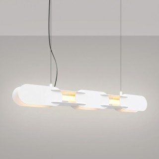 Suspension CHAIN 91 blanche LED - Thoro