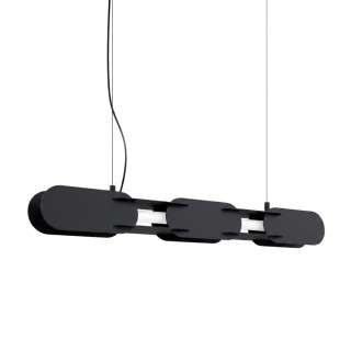 Suspension CHAIN 91 noire LED - Thoro