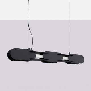 Suspension CHAIN 91 noire LED - Thoro