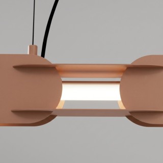 Suspension CHAIN 91 mocca LED - Thoro