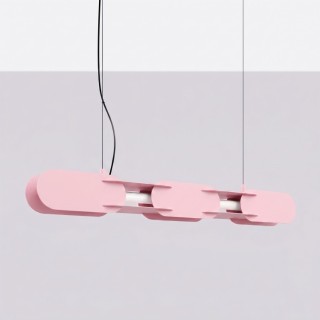 Suspension CHAIN 91 rose LED - Thoro