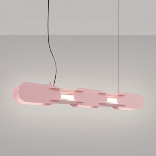 Suspension CHAIN 91 rose LED - Thoro